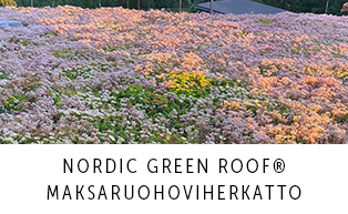 Maksaruohoviherkatto Nordic Green Roof